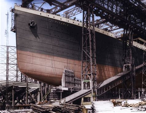 vintageeveryday titanic  color      largest passenger liners   time