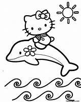 Kitty Hello Coloring Pages Ballerina Getcolorings Color sketch template