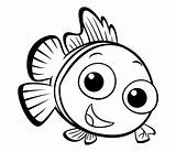 Nemo Fish Coloring Pages Getdrawings sketch template