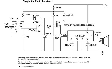 diy students simple  radio receiver