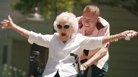 guess what macklemore did for his grandma as she turned