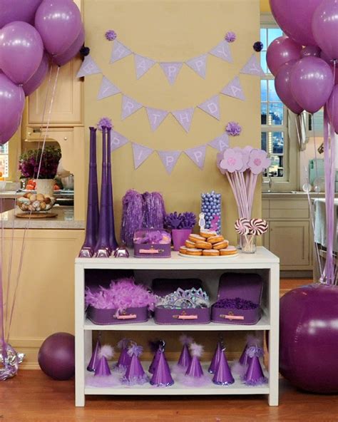 images  party purple party ideas  pinterest princess birthday parties purple