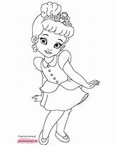 Belle Princesses Babies Cinderella Cute Princesse Princesa Barbie Colorir Bébé Fra sketch template