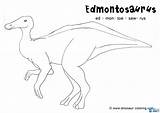 Edmontosaurus Pertaining Justcoloringbook Disimpan sketch template