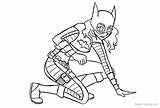 Coloring Batgirl Pages Kids Printable sketch template