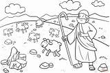 Coloring Moses Pages Midian Printable Dot sketch template