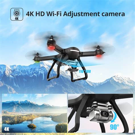 holy stone hsd gps drones  upgrade  uhd camera fpv quadcopter brushless ebay