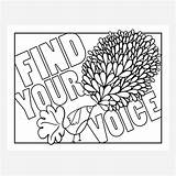 Voice Coloring Find Printable Sheet sketch template