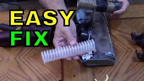 shark upright vacuum repair easy diy hose replacement youtube