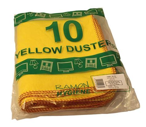 premium quality yellow dusters pack   wholesale catering