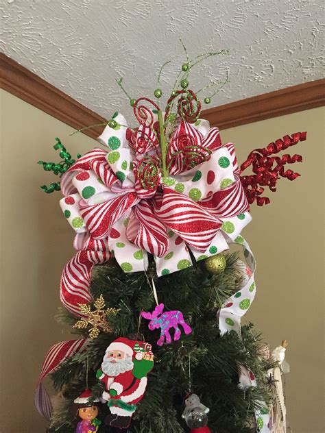 christmas tree bow christmas tree bows crafts holiday decor