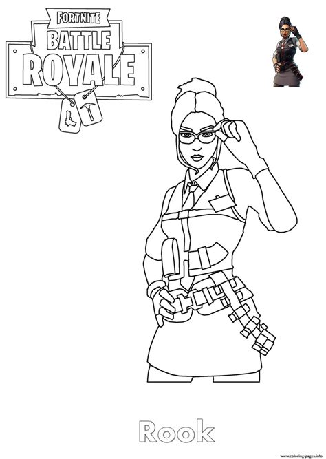 print rook fortnite girl coloring pages   coloring pages