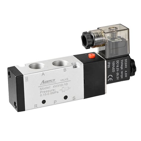 air single solenoid valve dc     position pt  internally piloted acting