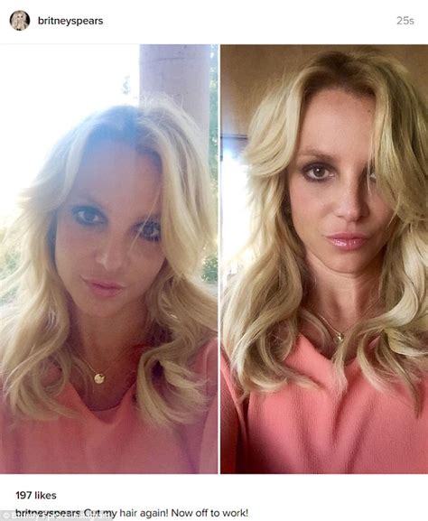 britney spears gushes over another trim as she posts a selfie of her