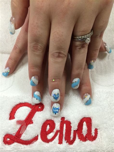 loves blue nail spa nail designs nails