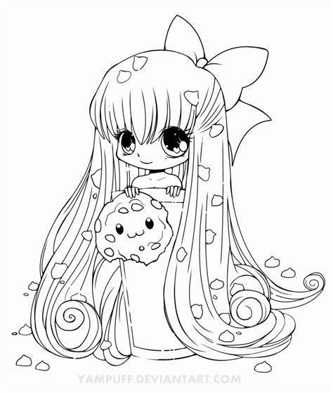 anime fox girl coloring coloring pages