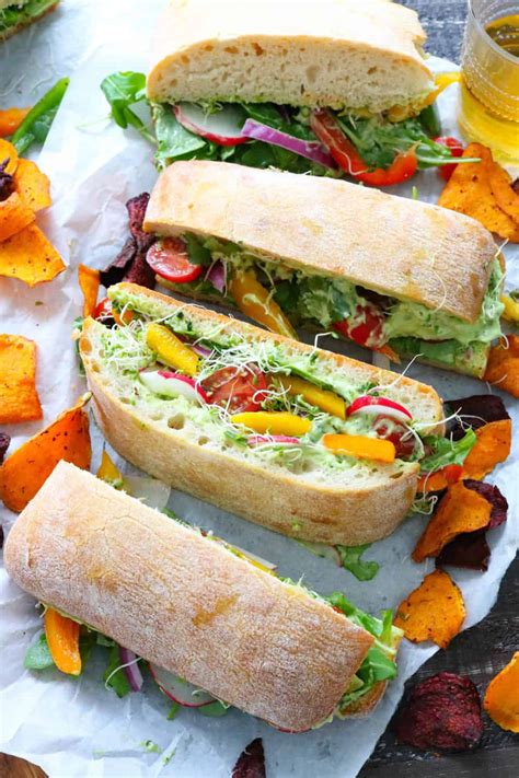 vegan sandwich easy recipe pinch  good