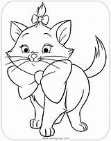 Coloring Aristocats Pages Marie Disneyclips Printable Pdf Berlioz Toulouse Malley Bow Wearing Big Funstuff sketch template