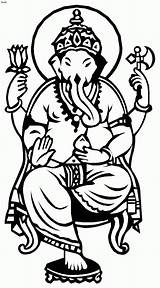 Ganesha Ganesh Ausmalbilder Ausmalbild sketch template