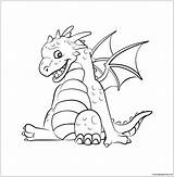 Dragon Cute Coloring Pages Baby Color Dragons Print Getcolorings sketch template