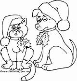 Craciun Christmas Animale Pisica Planse Clopotel Kenny Caine Coloram Sa Catelul sketch template