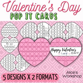 pop  valentines day cards craft  formats  alices workshop