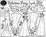 Coloring Paper Doll Fairy Fabulous Dolls Monday Pages Marisole Printable Print Click Princess Color Paperthinpersonas Friends Paperdolls Fairies Disney Pdf sketch template