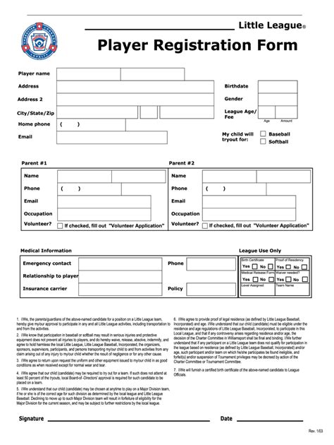 printable blank player profile template printable templates