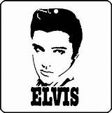 Elvis Presley Drawing Line Silhouette Getdrawings sketch template