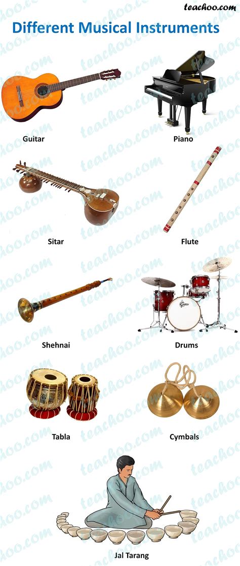 types  musical instruments   sounds teachoo