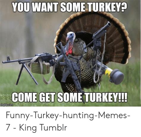 You Want Someturkey Come Get Some Turkey Imgf Ipcom Funny Turkey