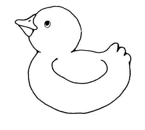 duckling outline clip art clipart