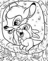 Disney Coloring Pages Book Bambi Printable Color Sheets Kids Choose Board Colour sketch template
