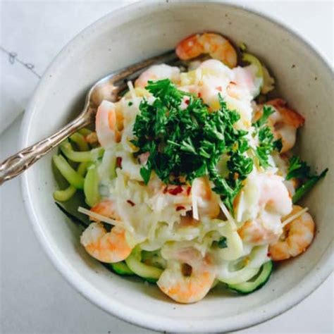 calorie shrimp alfredo  healthy