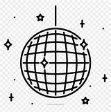 Disco Ball Coloring Draw Easy Discoball Vhv sketch template