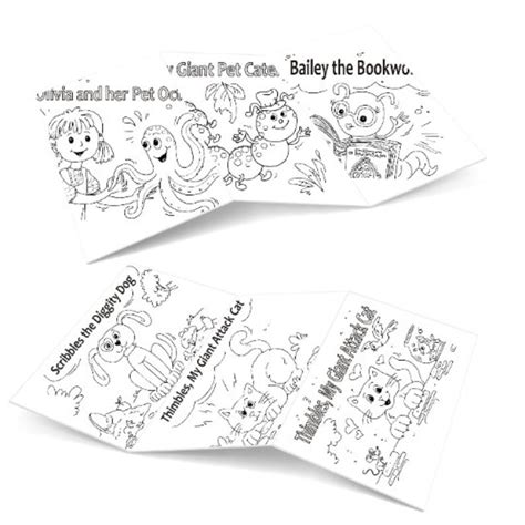 printable short stories  kids printable coloring pages etsy