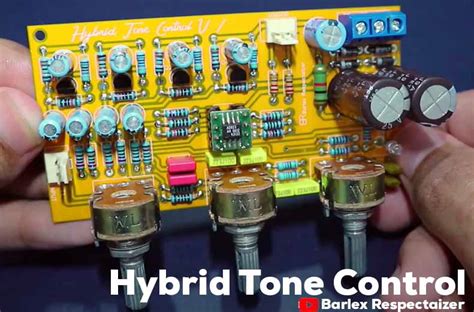 stereo hybrid tone control electronic circuit