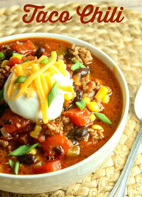 Taco Chili Slow Cooker Or Stovetop