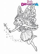 Barbie Dreamtopia Fee Coloring Pages Kids Fun sketch template