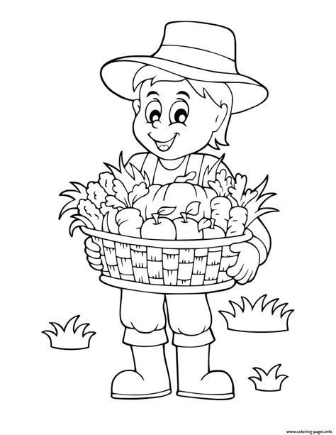 harvest coloring pages printable