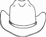 Cowboy Coloring Hat Pages Choose Board Printable Leather Hats sketch template