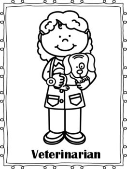 community helpers coloring pages   ps prek pups tpt