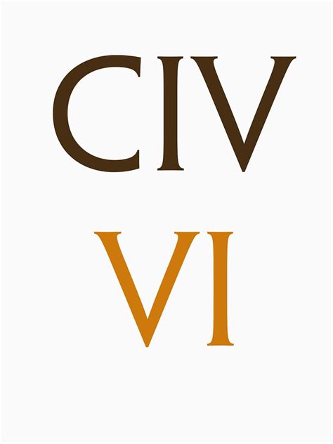 civ vi logo  shirt  offchance redbubble