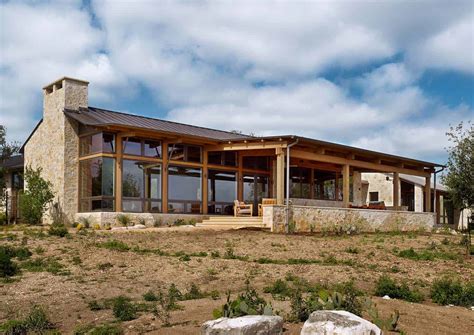 texas hill country ranch style homes modern rustic barn style retreat  texas hill country