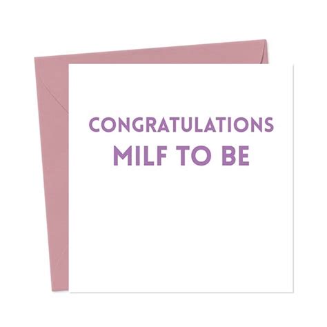 Congratulations Milf To Be You Said It