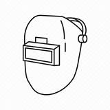 Welder Welding Mask Icon Drawing Headgear Iconfinder Tools Editor Open Getdrawings sketch template