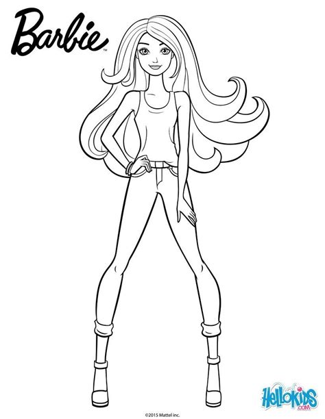 barbie swimsuit pages coloring pages