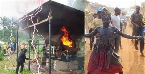 Pastor Struck In Shrine Trying To Destroy Idols In Ogun State Gossip