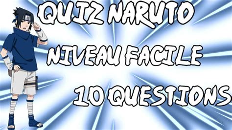 Quiz Naruto 10 Questions Niveau Facile Youtube