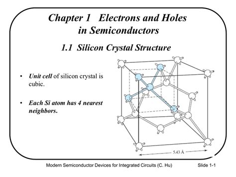 silicon crystal structure